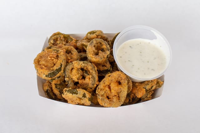 Side of Dave's Fried Jalapenos.