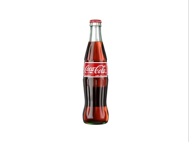 Bottled Coca-Cola.
